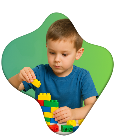 Child standing confidently